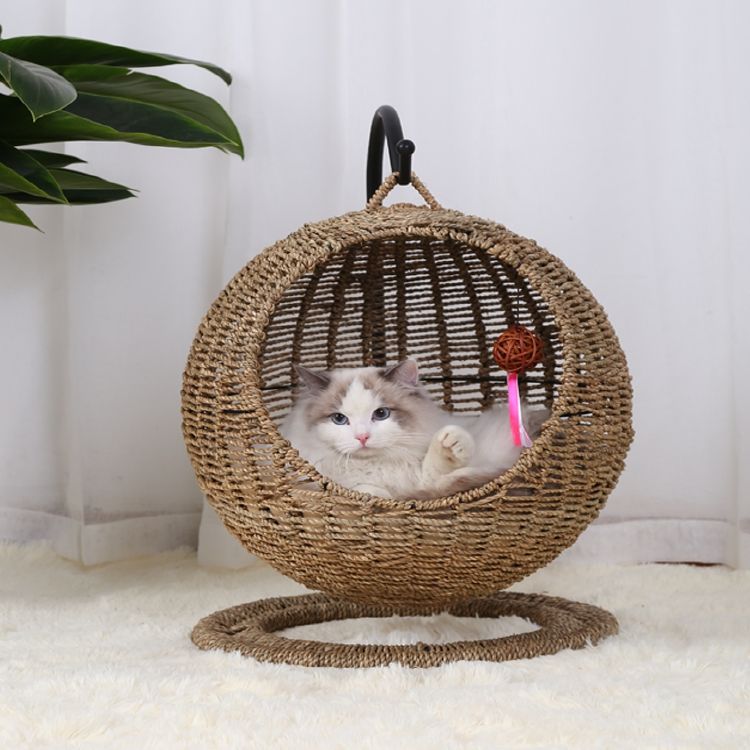 Cat Semi-Enclosed Hanging Basket