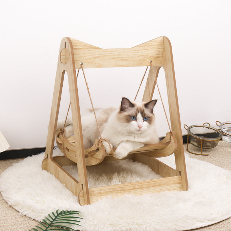 Wooden Hanging Pet Hammock