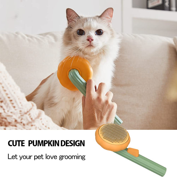 Pet Grooming Pumpkin Brush