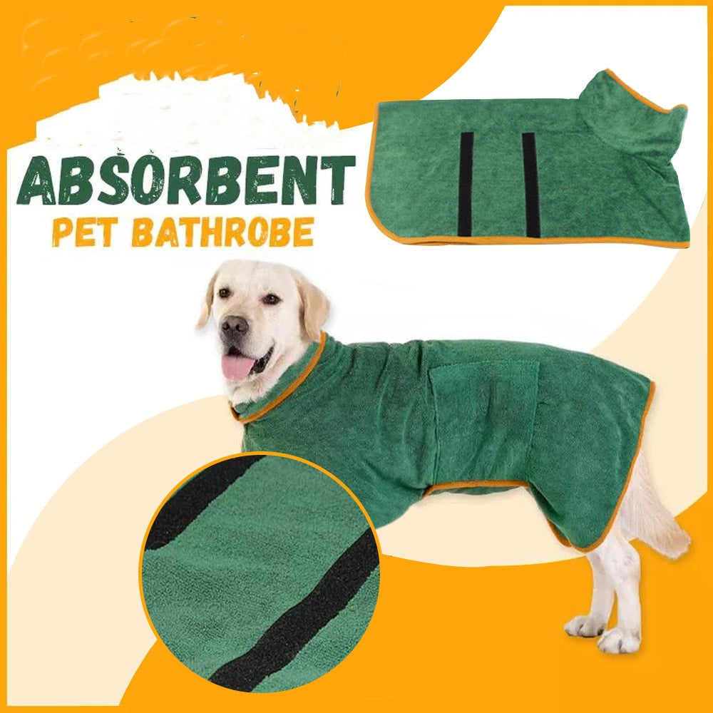 Dog Bath Towel & Robe