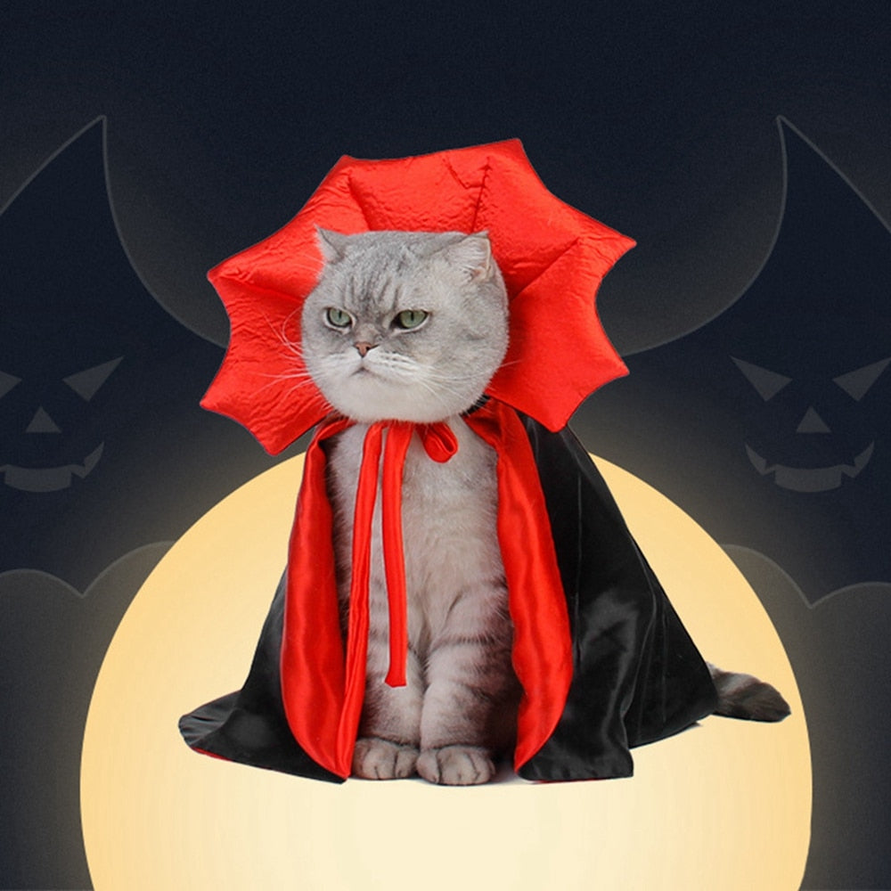 Halloween vampire Cloak Pet Costume