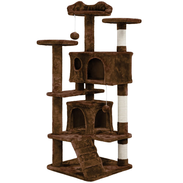 Double Condo Cat Scratching Tower