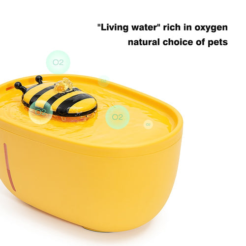 Honey Bee Cat Water Dispenser