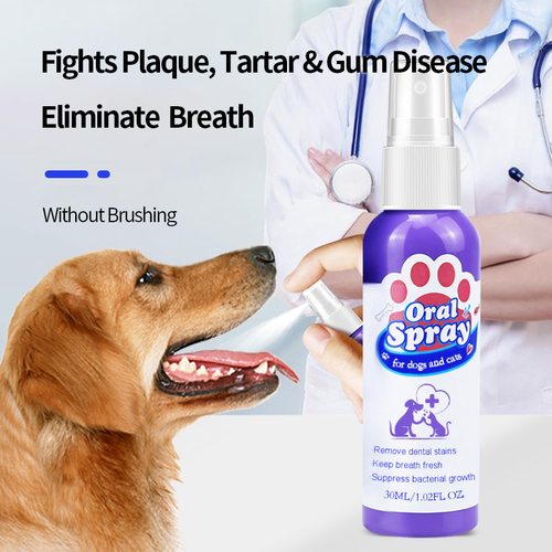 Teeth Cleaning Spray for Dogs & Cats