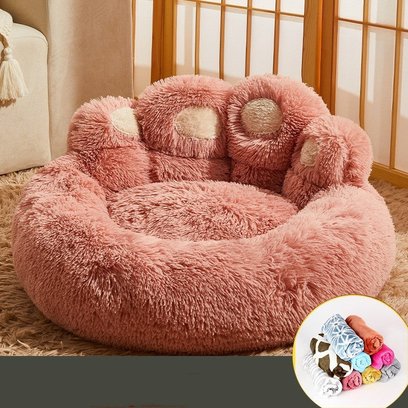 Super Cozy Pet Paw Bed