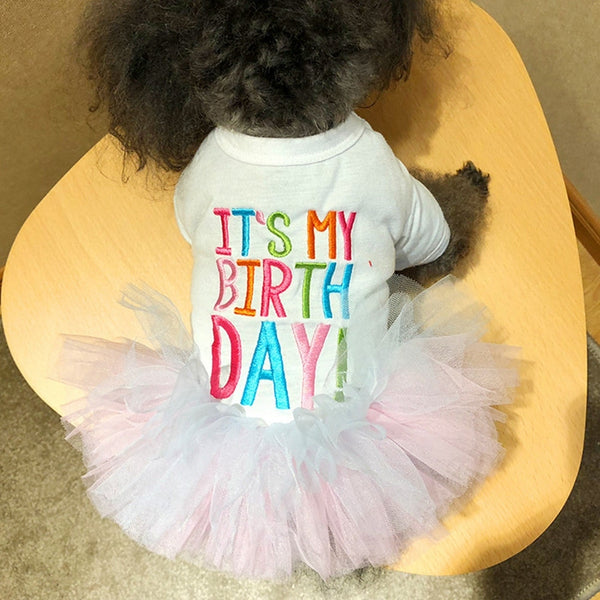 Happy Birthday Dog Dress